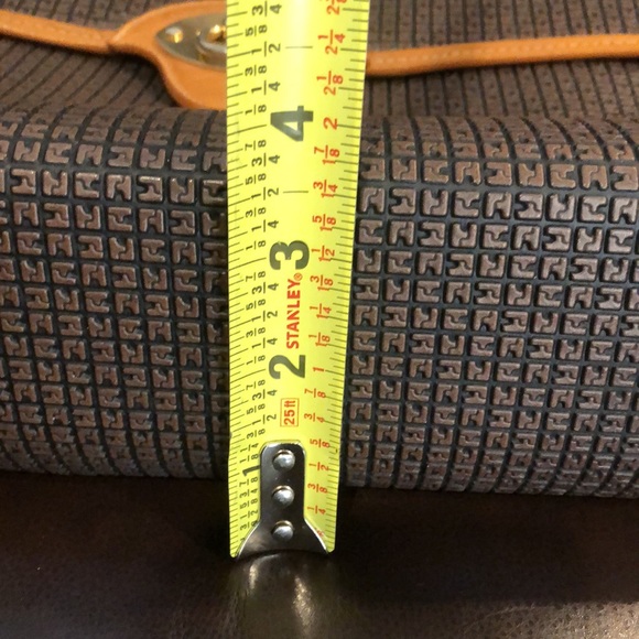 TED LAPIDUS Embossed Vinyl Leather Top Handle Lockable Laptop Briefcase RARE - Picture 17 of 17